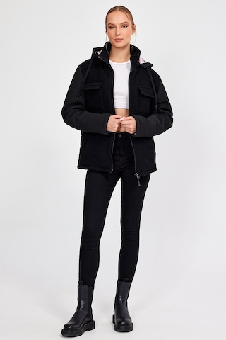 Alexander Gardi Alexandergardı Kapüşonlu Yünlü Comfort Fit Mont E20-379401 001