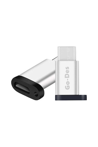 Go Des GD-CT10 Micro to Type-C Çevirici Adaptör Anahtarlık - ZORE-220325