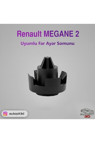 Renault Megane 2 Uyumlu Far Ayar Somunu Plastik Ayar Dişlisi