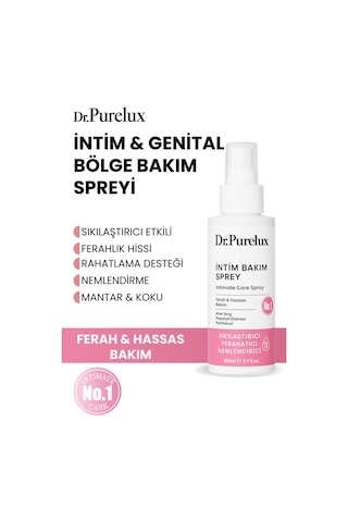 Genital Bölge Sıkılaştırıcı, Koku Giderici, , Akıntı Karşıtı İntim Sprey 100 Ml