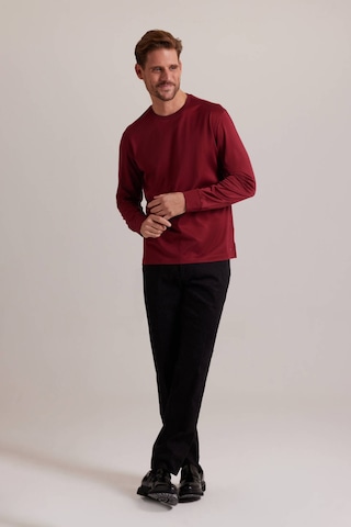 Ysf Erkek Bordo Bisiklet Yaka Pamuklu Sweatshirt