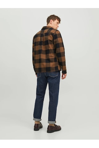 Jack & Jones Jack&jones Rahat Kesim Kahverengi Erkek Gömlek 12241533 001