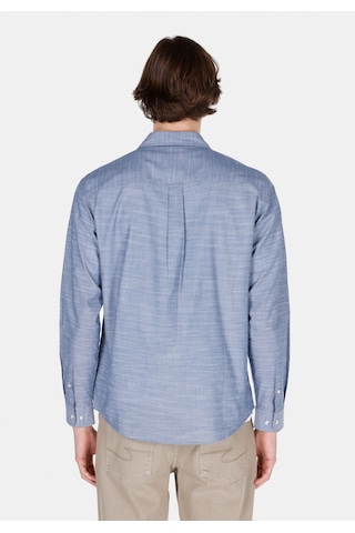 Colin's Colins Regular Fit Shirt Neck Düz Erkek Mavi Uzun Kol Gömlek Cl1073846 Cl1073846 Q1.v2 Inv İndigo