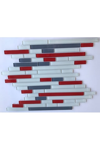 Mutfak Tezgah Arası Kristal Cam Mozaik MCM 61SM1902C 15X48-98-198