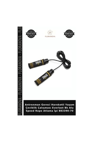 Antrenman Gereci Hareketli Yaşam Çeviklik Çalışması Everlast Bk Alu Speed Rope Atlama İpi 883390-70