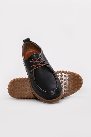 Fast Step Hakiki Deri Kadın Casual Ayakkabı 583za2610 Siyah