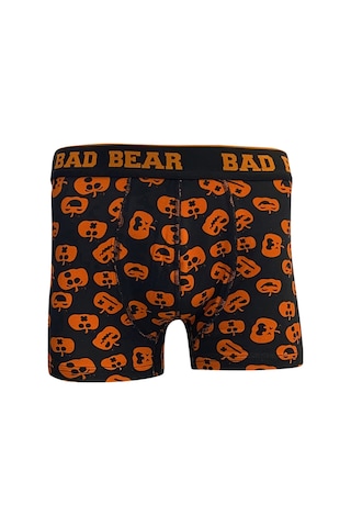 Bad Bear Pumpkin Siyah Balkabağı Desenli Erkek Boxer - L