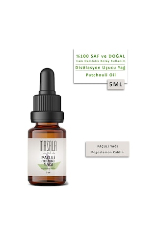 Masala Paçuli (Tefarik) Yağı 5 ML (Patchouli Essential Oil)