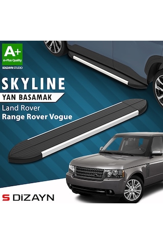 S-dizayn Land Rover Range Rover Vogue 2 Skyline Aluminyum Yan Basamak 183 Cm 2002-2012 A+ Kalite