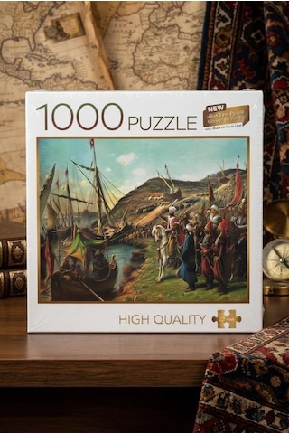100 Parça İstanbul'un Fethi Eğitici Eğlenceli Puzzle Destansı Bir Mücadele Puzzle