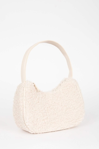 Defacto Kadın El Pelüş Çantası B0802AXNSBG26 Bej