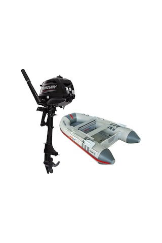 Marinport 330 Ahşap Tabanlı Şişme Bot + Mercury 3.5 Hp Deniz Motoru