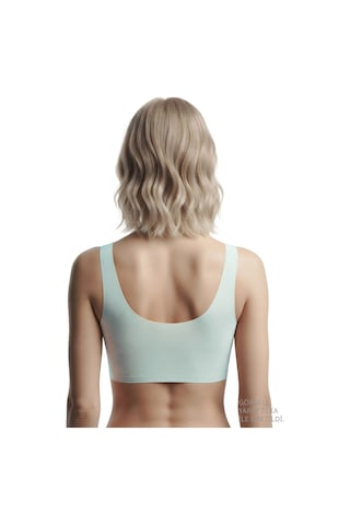 Cottonill Seamless Bra - Virela Lazer Kesim Önden Düğmeli Büyük Beden Kadın Sütyen 3'lü Paket Çok Renkli