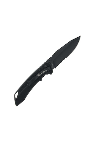Smith Wesson Specıal Ops Serrated Clip Point Kamp Çakı 1205913 Siyah