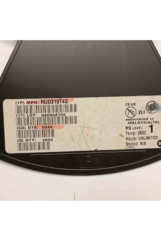 Mjd210t4g 5a 25v To252 Smd Transistör 2 Adet