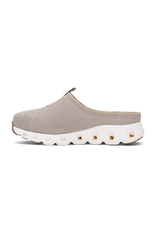 King Paolo H5204 Missy Kadın Memory Foam Sabo Terlik Bej Bej