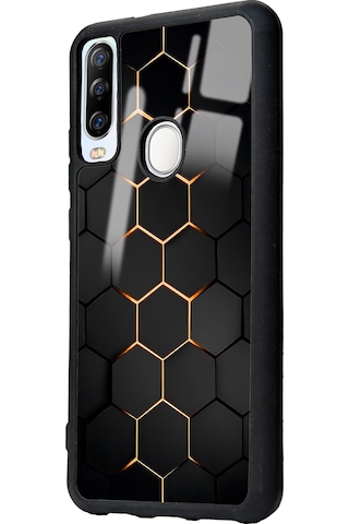 Gm 20 Pro Yellow Carbon Tasarımlı Glossy Telefon Kılıfı Çok Renkli