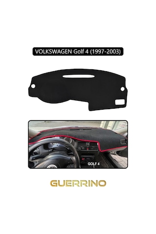 Volkswagen Golf 4 1997-2003 Torpido Koruma Halısı Siyah Kenar