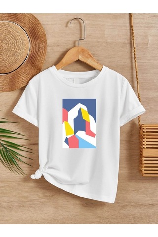 Noıssey Kod:vsk Beyaz Çocuk T-shirt Kids-tema-