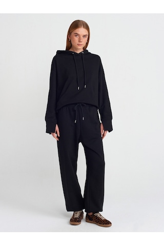 Dilvin 70458 Basic Jogger Pantolon Siyah