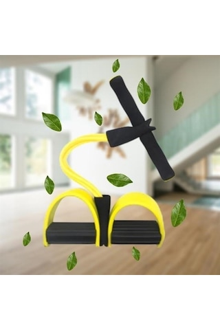 Ollevra Jimlastik Aleti Elastik Yay Karın Kası Çalıştırıcı Trimmer Çok Renkli