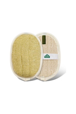 Oval Doğal Kabak Lifli Peeling Kesesi 16x12 Cm
