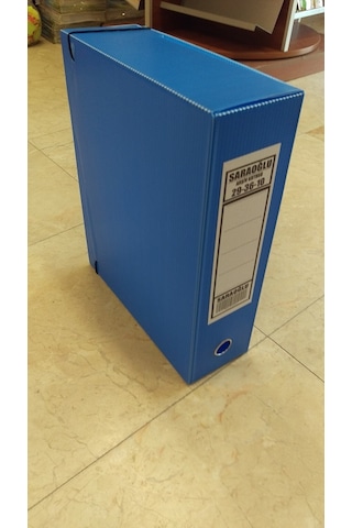 Saraoğlu Arşiv ve Proje Kutusu 29 x 36 x 10 CM Mavi 10 Adet