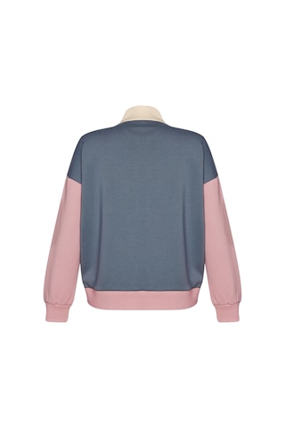 Hummel Yankey Fermuarlı Sweatshırt 922447-8588 Mavi