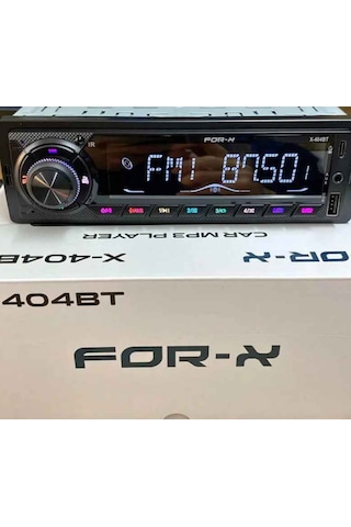 For-x X-404bt-usb-bluetooth-renk Değiştirme-telefon Şarz-app Kontrol-4x60w Max-oto Teyp