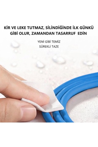 3.1a Süper Hızlı Şarj Üç Katmanlı Koruyucu 180 Döner Başlık Lightning Kablo Şarj Kablosu 1 Metre Şarj Kablosu