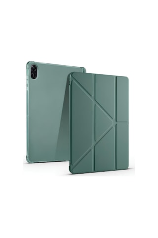 Honor Pad X8a Kılıf Kalem Bölmeli Katlanabilir Stand Olabilen Smart Tablet Kılıfı Kapaklı Kılıf