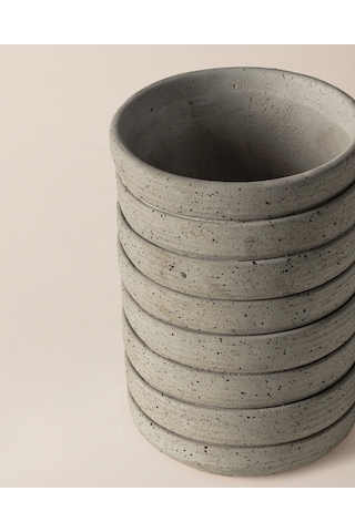 Madame Coco Ella Saksı - Soft Gri - 14 Cm 8684427125137 Diğer