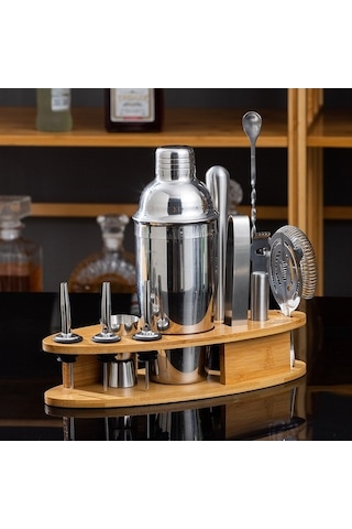 Maoyaya Lichen Paslanmaz Çelik Barmen Seti, Kokteyl Mikseri, Bar Ekipmanları