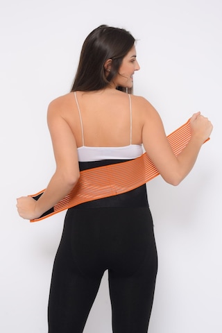 Sh Mağazacılık Unisex Termal Terleten  Turuncu  Bel Korse Kemer Turuncu