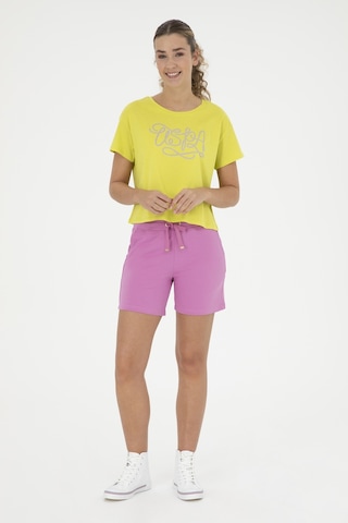 U.s. Polo Assn. Kadın Menekşe Şort Örme 50285885-vr037 Pembe