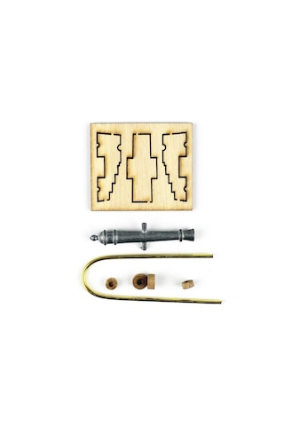 Occre 17021 35 Mm. Zamak Top Ve Ahşap Arabası-57381