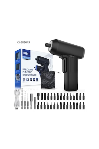 Kingsdun Sarjli Tornavida Seti 32 Parça Manyetik Uç 3.6v 1300mah