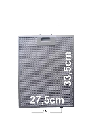 Termikel Uyumlu 27,5x33,5cm Aspiratör-davlumbaz Yağ Filtresi Caspia En 27,5 Cm Boy 33,5 Cm