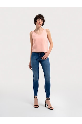 Regular Fit Kadın Bluz K.kol Pembe