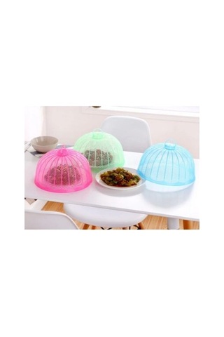 Plastik Yemek Ekmek Koruyucu Cibinlik Sineklik 19 x 7 CM