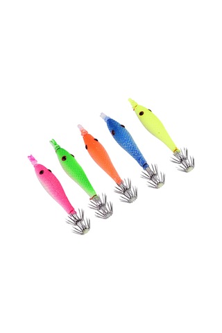 Moveevo Lüminöz Silikon Yemli Okyanus Balıkçığı İğnesi - 9cm 8g İkili Çengel Tasarımı - Gerçekçi Yem Squids İçin