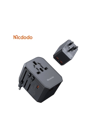 Mcdodo CP-4290 33 W PD Hızlı Şarj Universal Seyahat Adaptörü Siyah