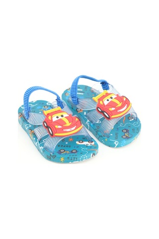 Gezer Yazlık Lastikli Islak Zemine Uygun Günlük Havuz Plaj Erkek Bebek Terlik-Sandalet - Mavi GT6YBE.15135.00.022.B71