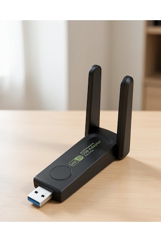 Wifi Usb 3.0 Alıcı Adaptör, Çift Bantlı