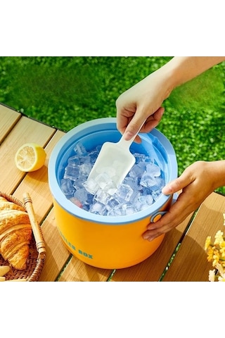 Fastbuy Yeşil Taşınabilir Kamp Soğutucu, Buz Kalıbı Dahil, Piknik Ve Plaj İçin Pilsiz Buz Saklama Kutusu Yeşil