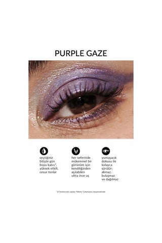 Avon Glimmersticks Asansörlü Açılıp Kapanabilen Göz Kalemi Purple Gaze