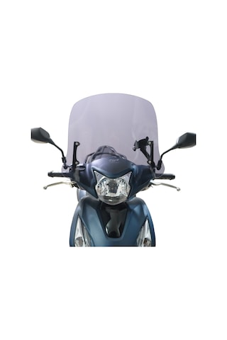 GP Kompozit Honda Dio 2021-2025 Uyumlu Kısa Ön Cam Füme 41 cm