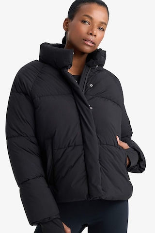 Defacto Defactofit Su Geçirmez Regular Fit Dik Yaka Reglan Kol Kışlık Şişme Mont A1550ax25wnbk81 Siyah