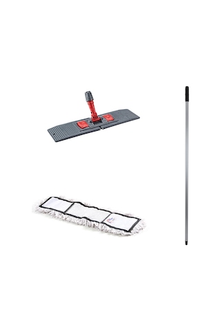 Sska Nemli Yedek Mop Paspas Takımı Beyaz 60 CM