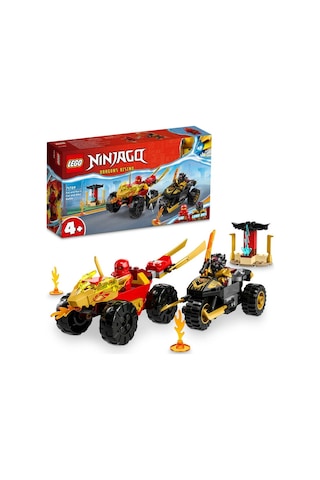LEGO® Ninjago 71789 Kai Ve Ras'ın Araba Ve Motosiklet Savaşı 103 Parça